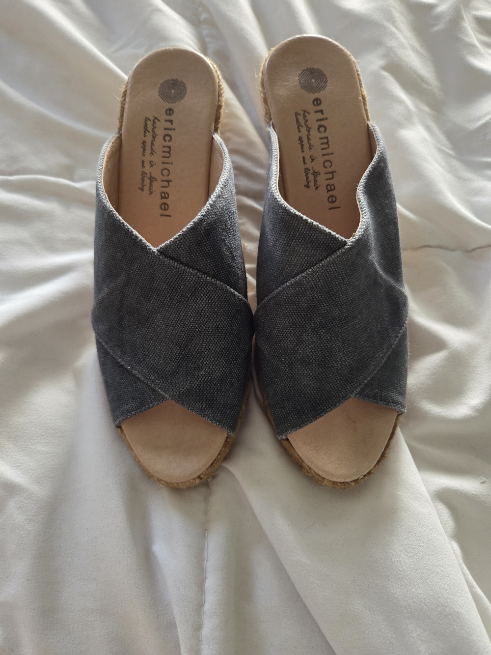 Eric Michael Wedge Sandals